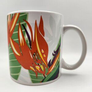 Vintage Island Heritage Bird Of Paradise II Ceramic Coffee Mug 12oz